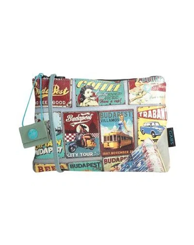 Gabs Woman Cross-body Bag Slate Blue Size - Calfskin In Multi