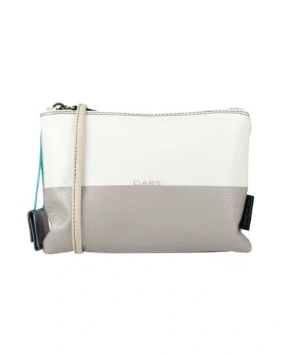 Gabs Woman Cross-body Bag Taupe Size - Calfskin In Gray