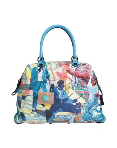 Gabs Woman Handbag Azure Size - Calfskin In Blue