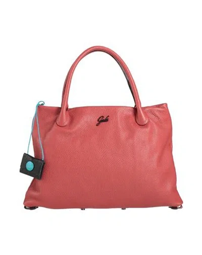 Gabs Woman Handbag Brick Size - Calfskin In Red