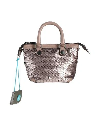 Gabs Woman Handbag Bronze Size - Calfskin, Polyester In Yellow