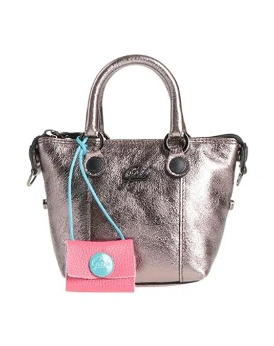Gabs Woman Handbag Bronze Size - Calfskin In Gray