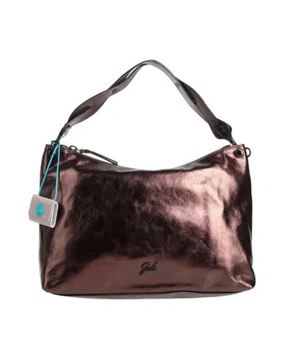 Gabs Woman Handbag Burgundy Size - Calfskin In White