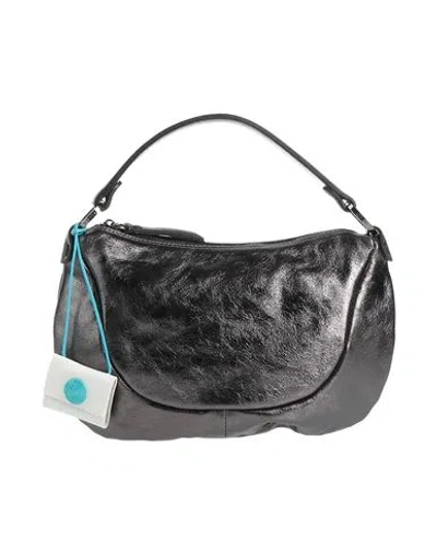Gabs Woman Handbag Charcoal Size - Calfskin In Grey
