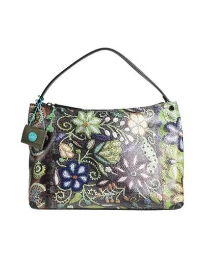 Gabs Woman Handbag Dark Green Size - Calfskin In Multi