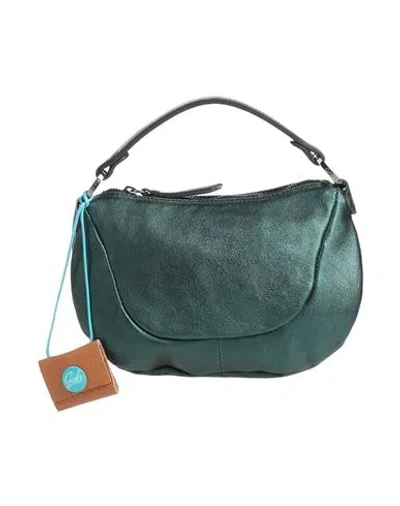 Gabs Woman Handbag Dark Green Size - Calfskin In White
