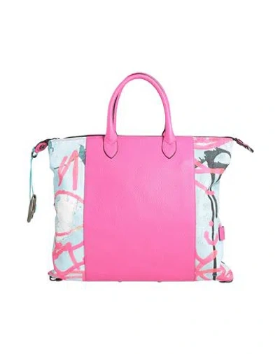 Gabs Woman Handbag Fuchsia Size - Calfskin, Polyamide In Pink