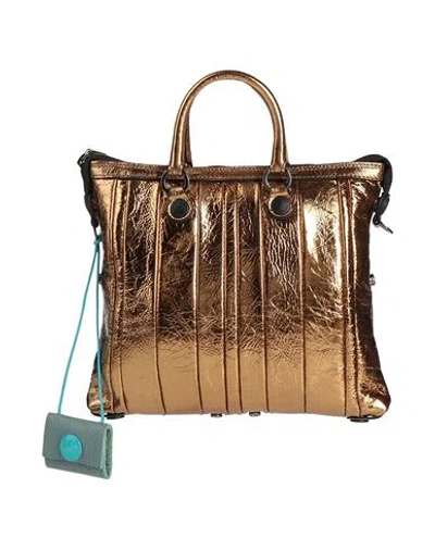 Gabs Woman Handbag Gold Size - Calfskin