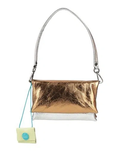 Gabs Woman Handbag Gold Size - Calfskin