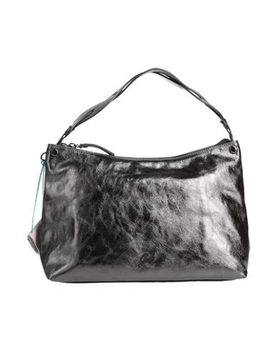 Gabs Woman Handbag Gunmetal Size - Calfskin In Purple