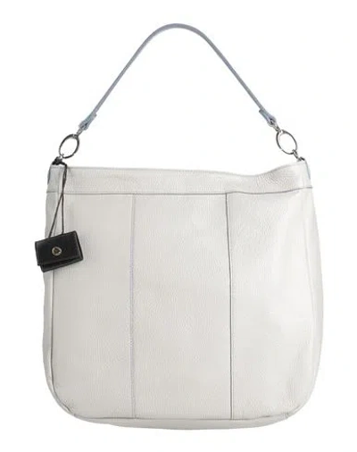 Gabs Woman Handbag Light Grey Size - Calfskin In White