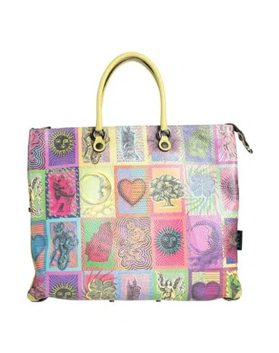 Gabs Woman Handbag Lime Green Size - Calfskin