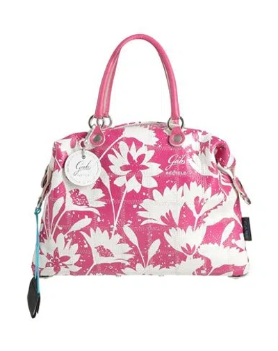 Gabs Woman Handbag Magenta Size - Calfskin In Purple