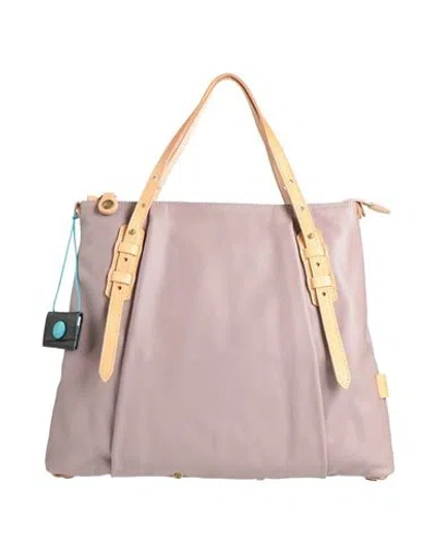 Gabs Woman Handbag Mauve Size - Calfskin, Cowhide In Purple