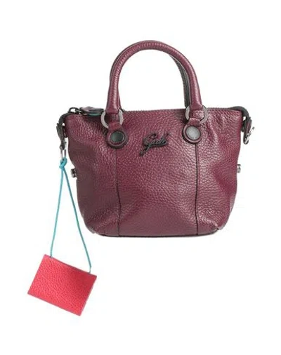 Gabs Woman Handbag Mauve Size - Calfskin In White