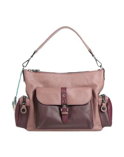 Gabs Woman Handbag Mauve Size - Calfskin In Black