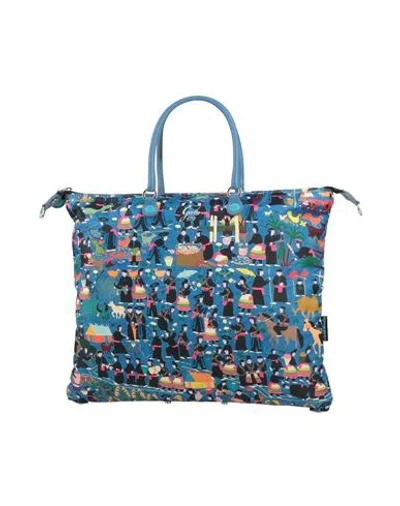 Gabs Woman Handbag Pastel Blue Size - Polyamide, Calfskin