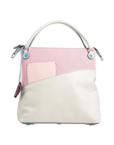 Gabs Woman Handbag Pink Size - Calfskin In Multi
