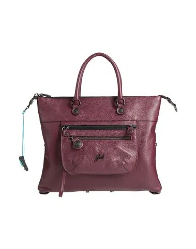 Gabs Woman Handbag Plum Size - Calfskin In Purple