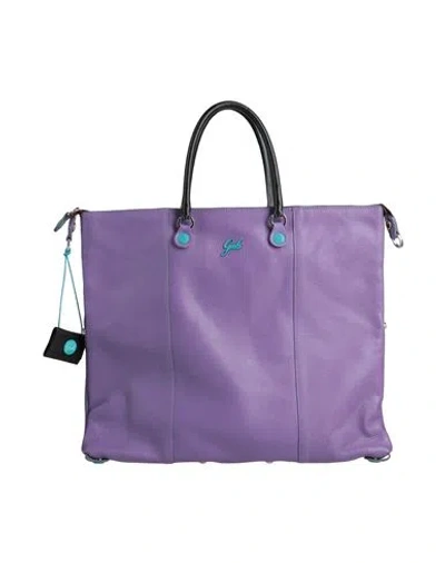 Gabs Woman Handbag Purple Size - Calfskin