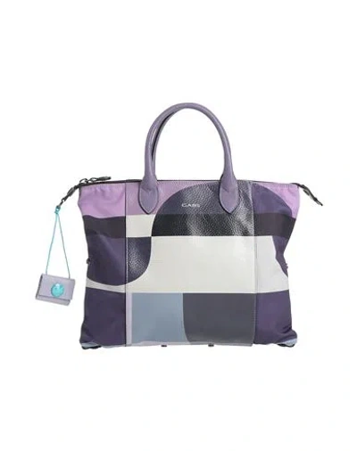 Gabs Woman Handbag Purple Size - Calfskin