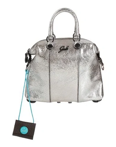 Gabs Woman Handbag Silver Size - Calfskin