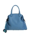 Gabs Woman Handbag Slate Blue Size - Calfskin, Polyester