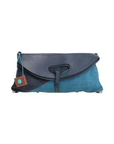 Gabs Woman Handbag Slate Blue Size - Calfskin In Red