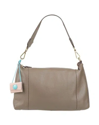 Gabs Woman Handbag Taupe Size - Calfskin