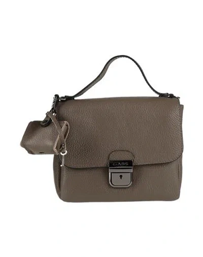 Gabs Woman Handbag Taupe Size - Calfskin
