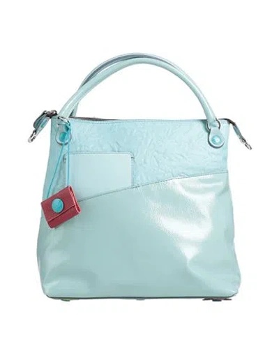 Gabs Woman Handbag Turquoise Size - Calfskin In Blue