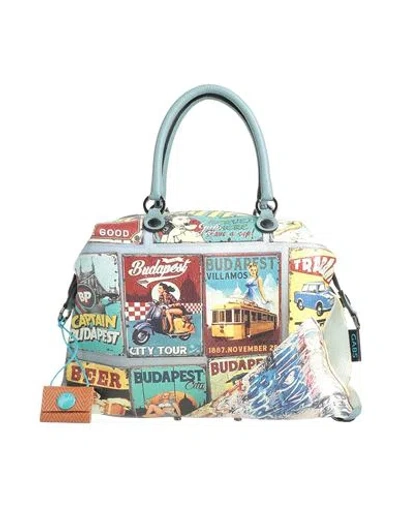Gabs Woman Handbag Turquoise Size - Calfskin In Multi