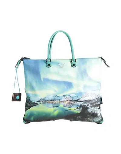 Gabs Woman Handbag Turquoise Size - Leather In Blue