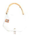 Gabs Woman Handbag White Size - Calfskin, Textile Fibers
