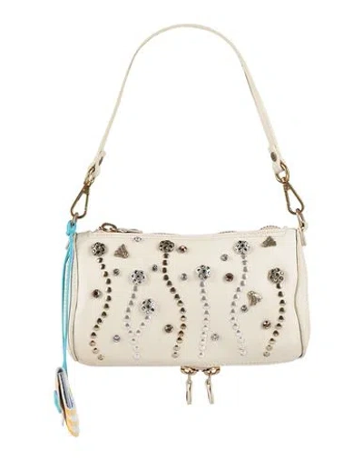Gabs Woman Handbag White Size - Calfskin, Textile Fibers In Red