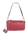 Gabs Woman Shoulder Bag Brick Size - Calfskin In Red
