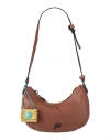 Gabs Woman Shoulder Bag Camel Size - Calfskin In Sand