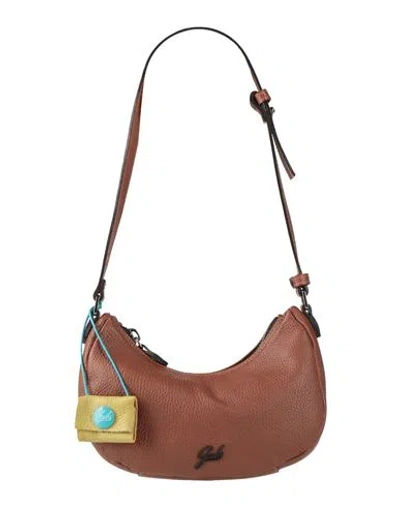Gabs Woman Shoulder Bag Camel Size - Calfskin