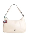 Gabs Woman Shoulder Bag Ivory Size - Calfskin In White