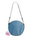 Gabs Woman Shoulder Bag Light Blue Size - Cow Leather