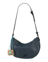 Gabs Woman Shoulder Bag Navy Size - Calfskin