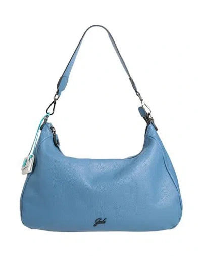 Gabs Woman Shoulder Bag Navy Size - Calfskin