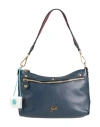 Gabs Woman Shoulder Bag Navy Size - Calfskin