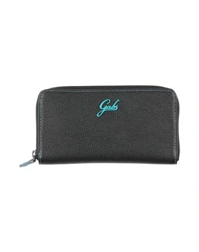 Gabs Woman Wallet Black Size - Calfskin