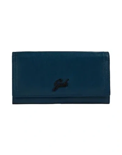 Gabs Woman Wallet Blue Size - Calfskin