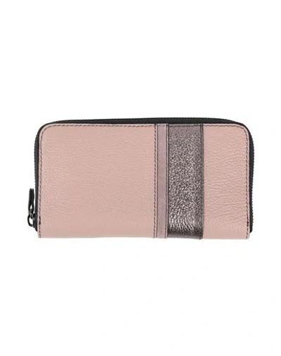 Gabs Woman Wallet Blush Size - Calfskin In Pink