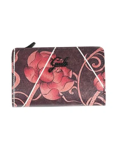 Gabs Woman Wallet Burgundy Size - Calfskin In Red