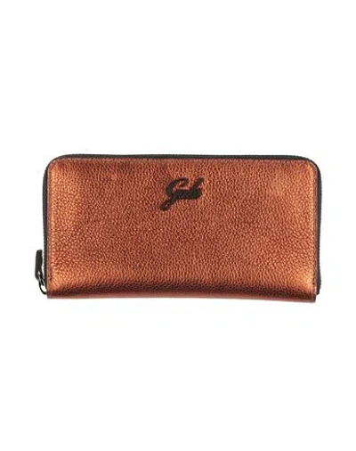 Gabs Woman Wallet Copper Size - Calfskin In Orange