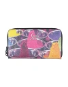 Gabs Woman Wallet Fuchsia Size - Calfskin In Multi