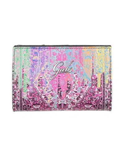 Gabs Woman Wallet Fuchsia Size - Calfskin In Pink